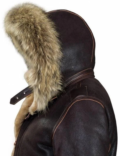 BRADLEY™ | LEDER WINTERMANTEL