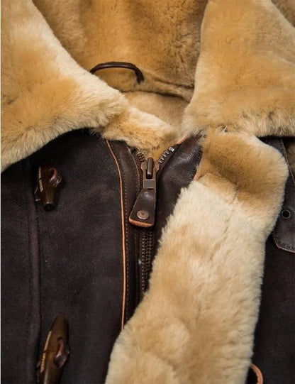 BRADLEY™ | LEDER WINTERMANTEL