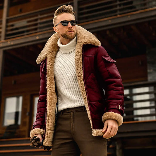 DEAN™ | LEDER-WINTERMANTEL